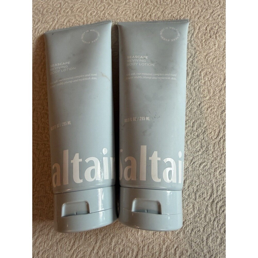 Saltair Seascape Body Lotion 10oz Reviving Plumps Replenishes Set Of 2